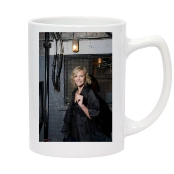 Charlize Theron 14oz White Statesman Mug