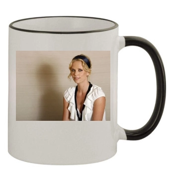 Charlize Theron 11oz Colored Rim & Handle Mug