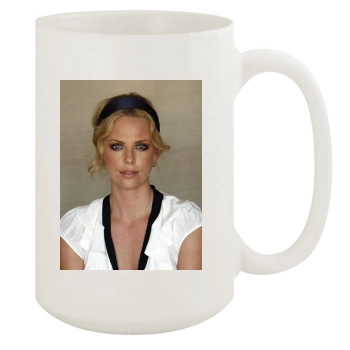 Charlize Theron 15oz White Mug