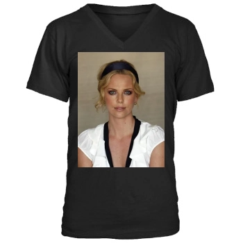 Charlize Theron Men's V-Neck T-Shirt