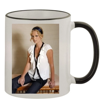 Charlize Theron 11oz Colored Rim & Handle Mug