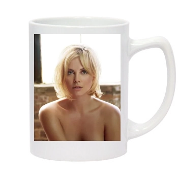 Charlize Theron 14oz White Statesman Mug