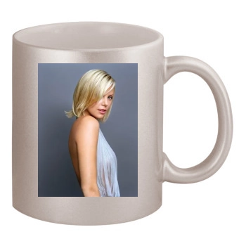 Charlize Theron 11oz Metallic Silver Mug