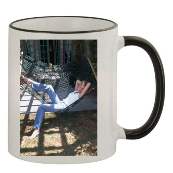 Charlize Theron 11oz Colored Rim & Handle Mug