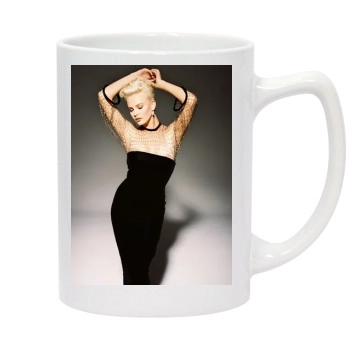 Charlize Theron 14oz White Statesman Mug