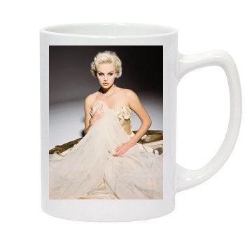 Charlize Theron 14oz White Statesman Mug