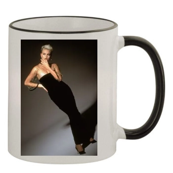 Charlize Theron 11oz Colored Rim & Handle Mug