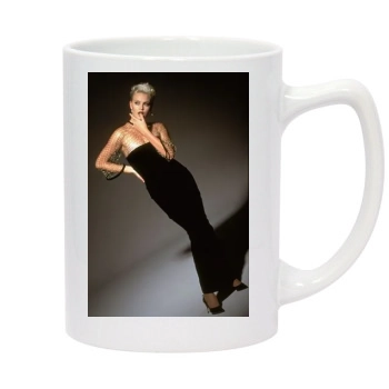 Charlize Theron 14oz White Statesman Mug