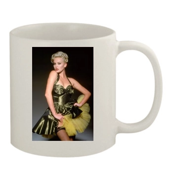 Charlize Theron 11oz White Mug