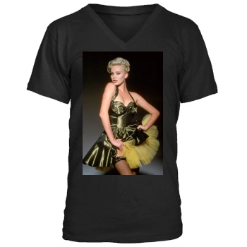 Charlize Theron Men's V-Neck T-Shirt