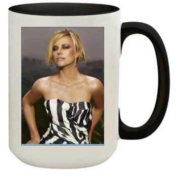 Charlize Theron 15oz Colored Inner & Handle Mug