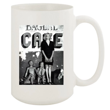 Charlize Theron 15oz White Mug