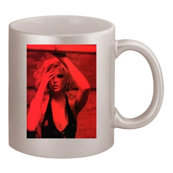 Charlize Theron 11oz Metallic Silver Mug