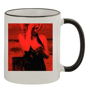 Charlize Theron 11oz Colored Rim & Handle Mug