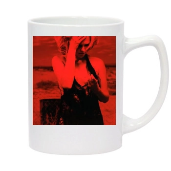 Charlize Theron 14oz White Statesman Mug