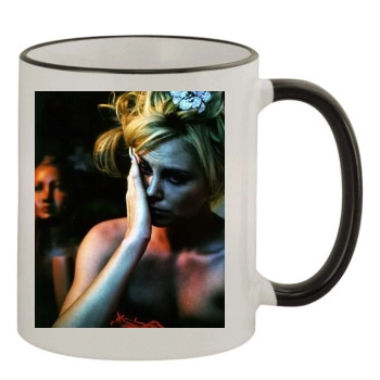 Charlize Theron 11oz Colored Rim & Handle Mug