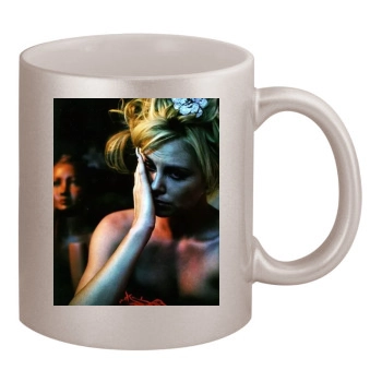 Charlize Theron 11oz Metallic Silver Mug