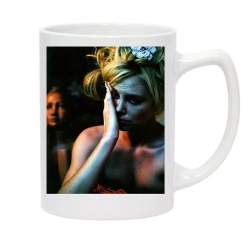 Charlize Theron 14oz White Statesman Mug