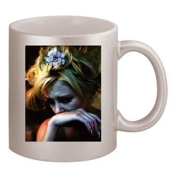 Charlize Theron 11oz Metallic Silver Mug