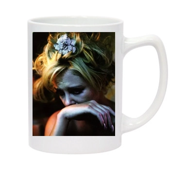 Charlize Theron 14oz White Statesman Mug