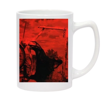 Charlize Theron 14oz White Statesman Mug