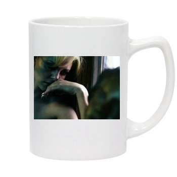 Charlize Theron 14oz White Statesman Mug