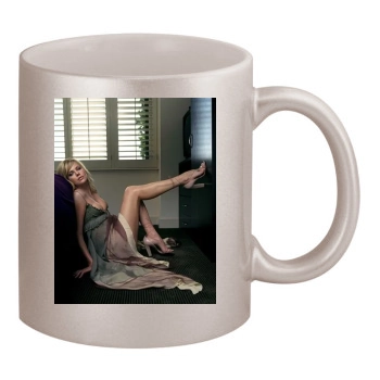 Charlize Theron 11oz Metallic Silver Mug