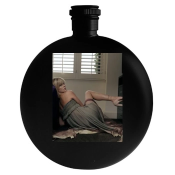 Charlize Theron Round Flask