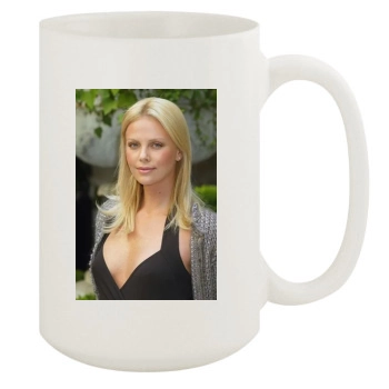 Charlize Theron 15oz White Mug