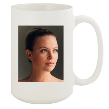 Charlize Theron 15oz White Mug