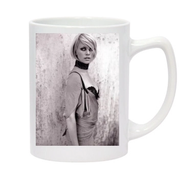 Charlize Theron 14oz White Statesman Mug