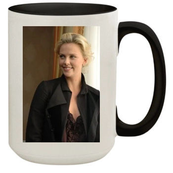 Charlize Theron 15oz Colored Inner & Handle Mug