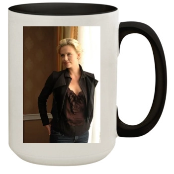 Charlize Theron 15oz Colored Inner & Handle Mug