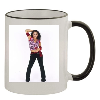 Christina Milian 11oz Colored Rim & Handle Mug