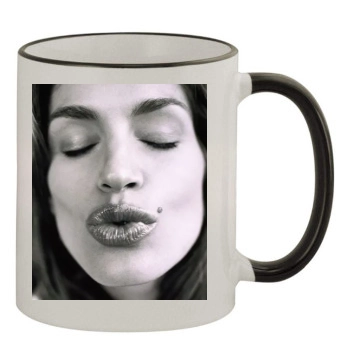 Cindy Crawford 11oz Colored Rim & Handle Mug