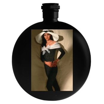 Courteney Cox Round Flask