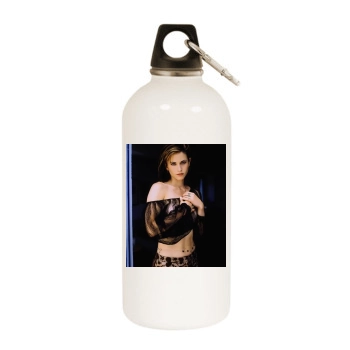 Courteney Cox White Water Bottle With Carabiner