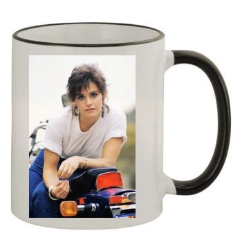 Courteney Cox 11oz Colored Rim & Handle Mug