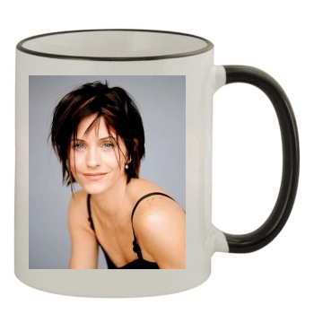 Courteney Cox 11oz Colored Rim & Handle Mug