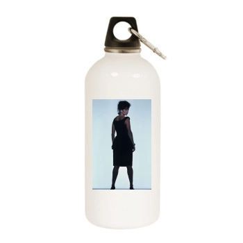 Courteney Cox White Water Bottle With Carabiner