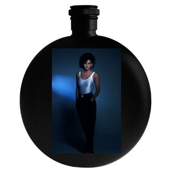 Courteney Cox Round Flask