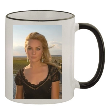 Elisabeth Rohm 11oz Colored Rim & Handle Mug