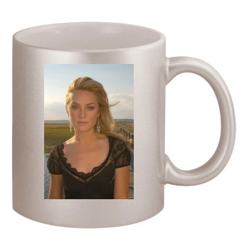 Elisabeth Rohm 11oz Metallic Silver Mug