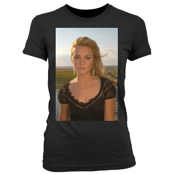 Elisabeth Rohm Women's Junior Cut Crewneck T-Shirt