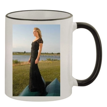 Elisabeth Rohm 11oz Colored Rim & Handle Mug