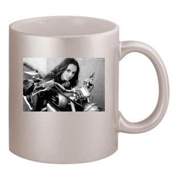 Eliza Dushku 11oz Metallic Silver Mug