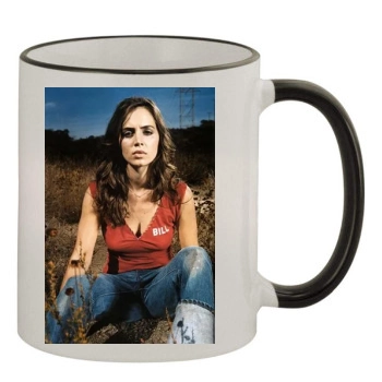 Eliza Dushku 11oz Colored Rim & Handle Mug