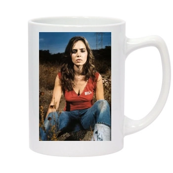 Eliza Dushku 14oz White Statesman Mug