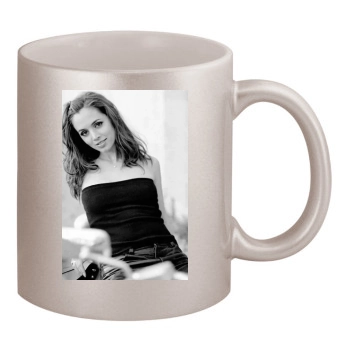 Eliza Dushku 11oz Metallic Silver Mug