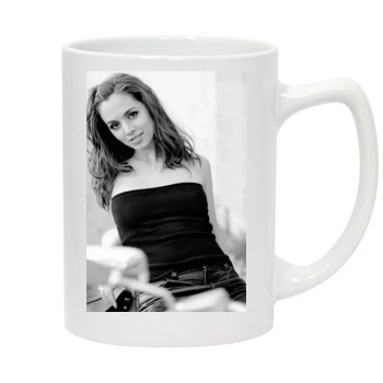 Eliza Dushku 14oz White Statesman Mug